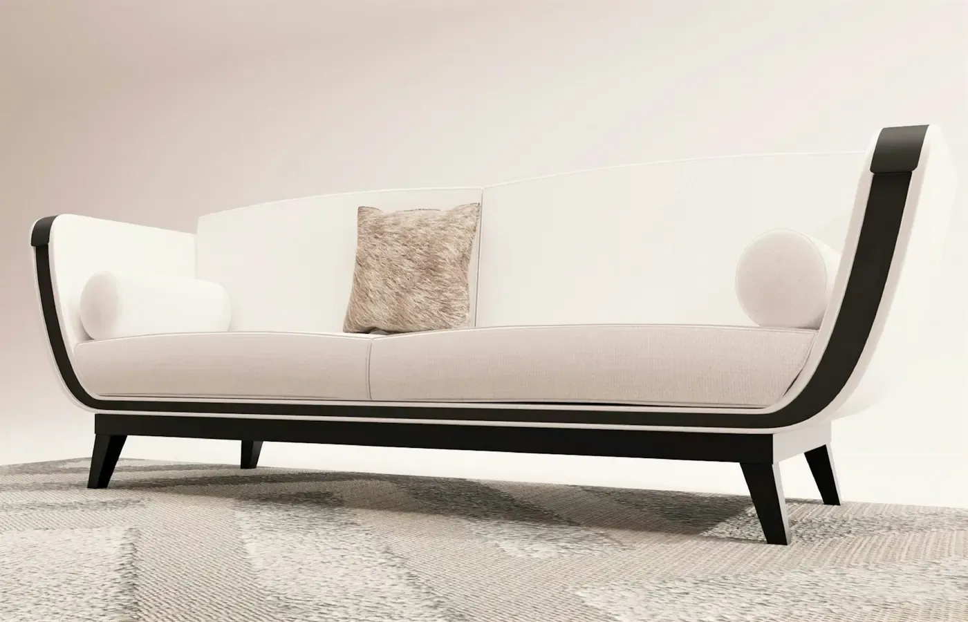 Upholstered sofa spring frame